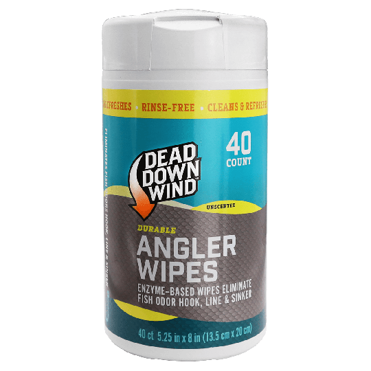 Dead Down Wind Fishing Angler Wipes - 40 Count
