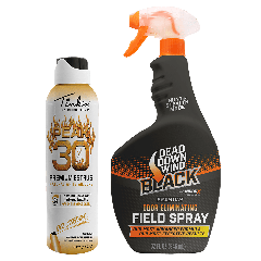 Tink’s PEAK30 Premium Doe Estrus Gel Stream + Dead Down Wind BLACK Premium Field Spray 32 oz