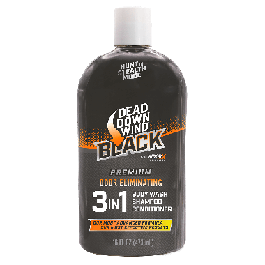 Dead Down Wind Black Premium 3-in-1 Body Wash/Shampoo/Conditioner - 16 oz.