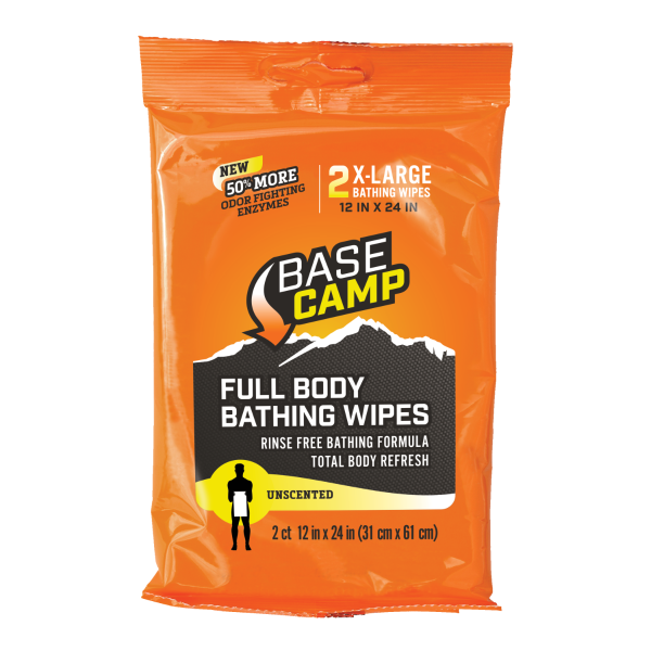 Dead Down Wind™ Base Camp Unscented Full Body Bathing Wipes 