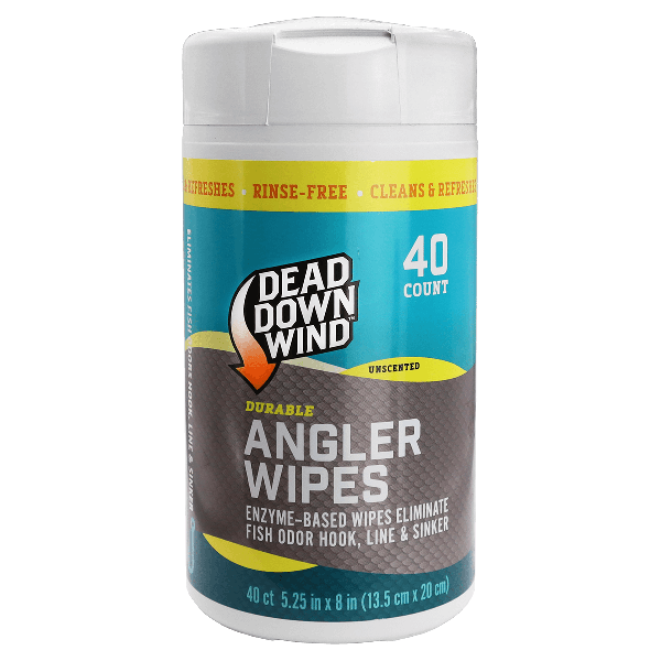 Dead Down Wind Fishing Angler Wipes - 40 Count