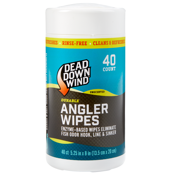 Dead Down Wind Fishing Angler Wipes - 40 Count