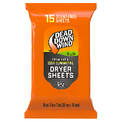 Dead Down Wind™ Dryer Sheets - Natural Woods