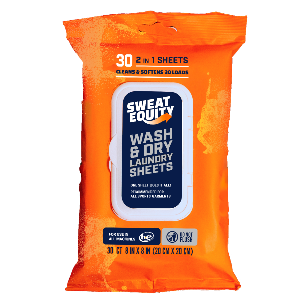 Sweat Equity All in One Wash & Dryer Sheet - 30 Count