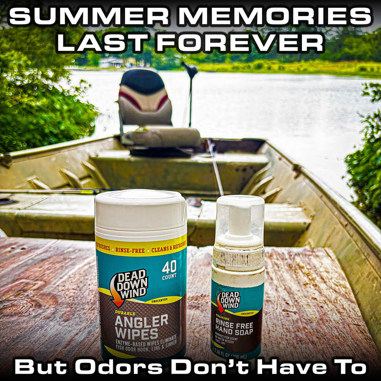 Keep Your Hands Ready for the Next Cast with Dead Down Wind® Fishing Essentials